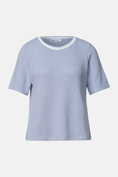 Top uni manches courtes bleu - STREET ONE