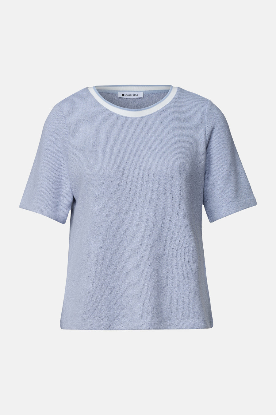 Top uni manches courtes bleu - STREET ONE