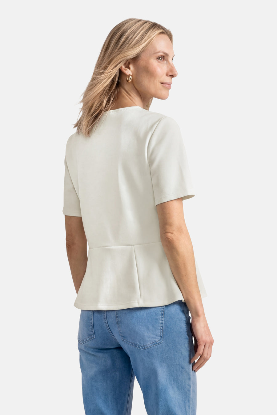 Top uni manches courtes blanc - STREET ONE