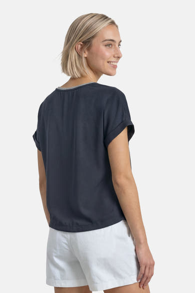 Chemisier (manches courtes) bleu - STREET ONE