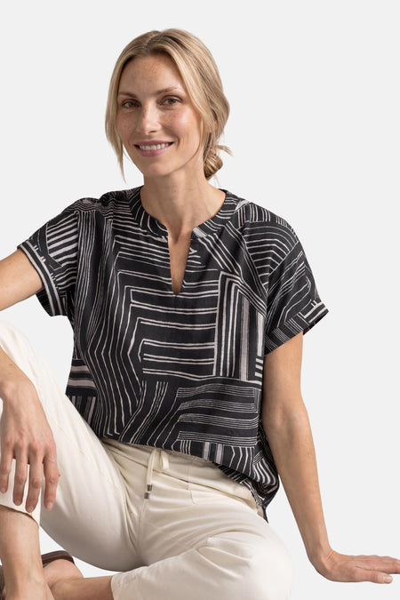 T-shirt met korte mouwen - blauw