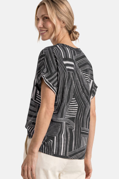 T-shirt (korte mouwen) blauw - STREET ONE
