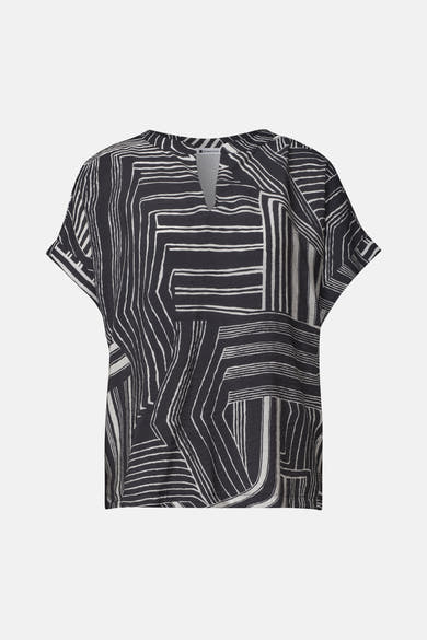 T-shirt (korte mouwen) blauw - STREET ONE