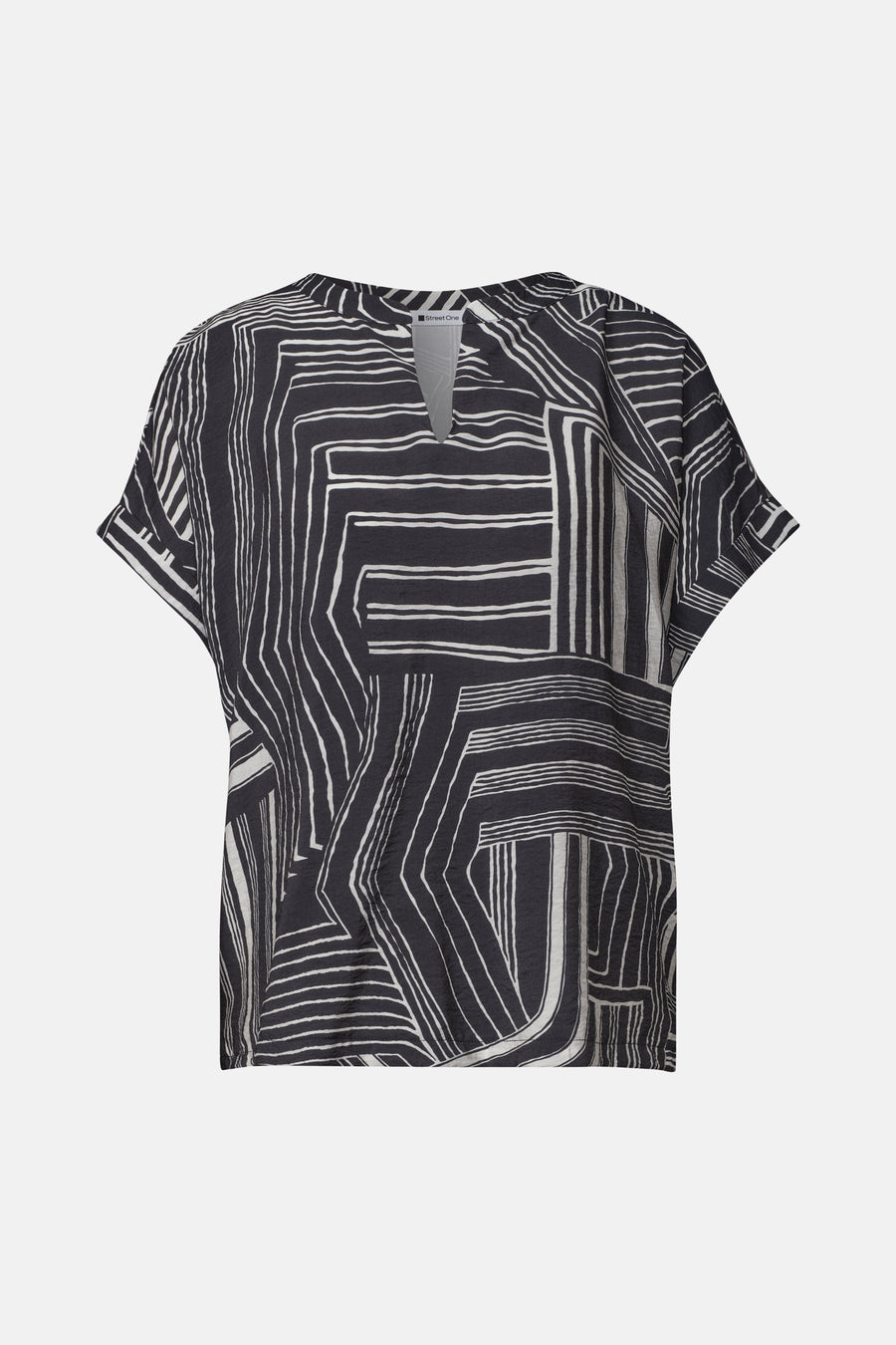 T-shirt (korte mouwen) blauw - STREET ONE