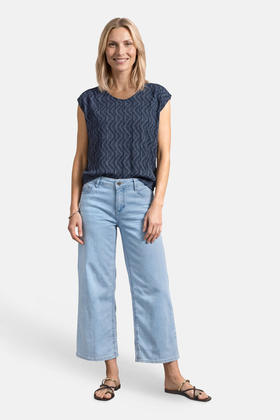 Top - blauw