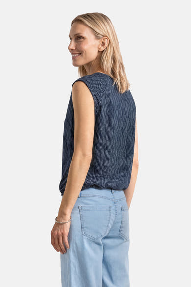 Top - blauw