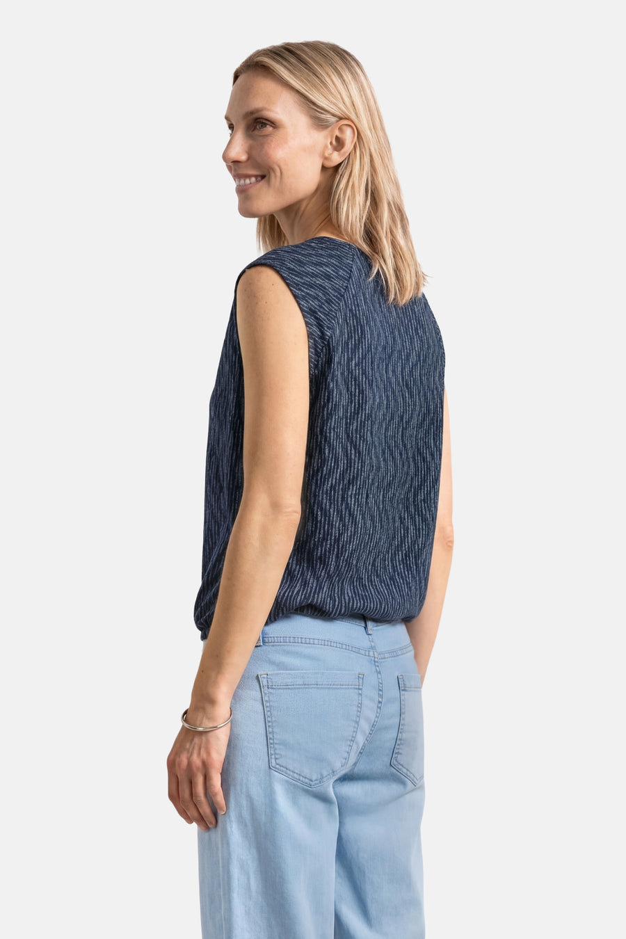 Top - blauw