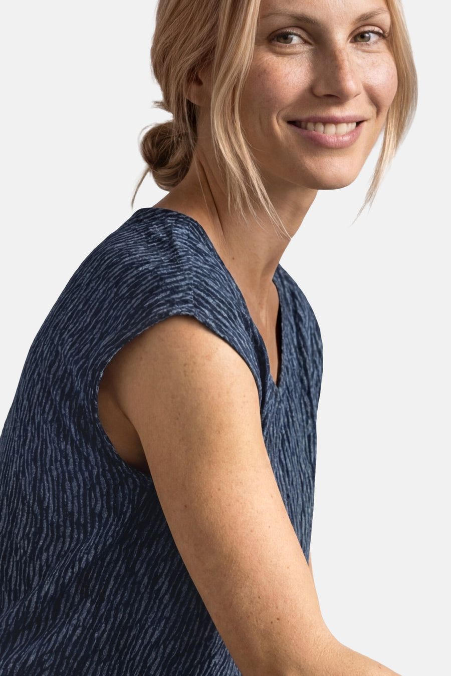 Top - blauw