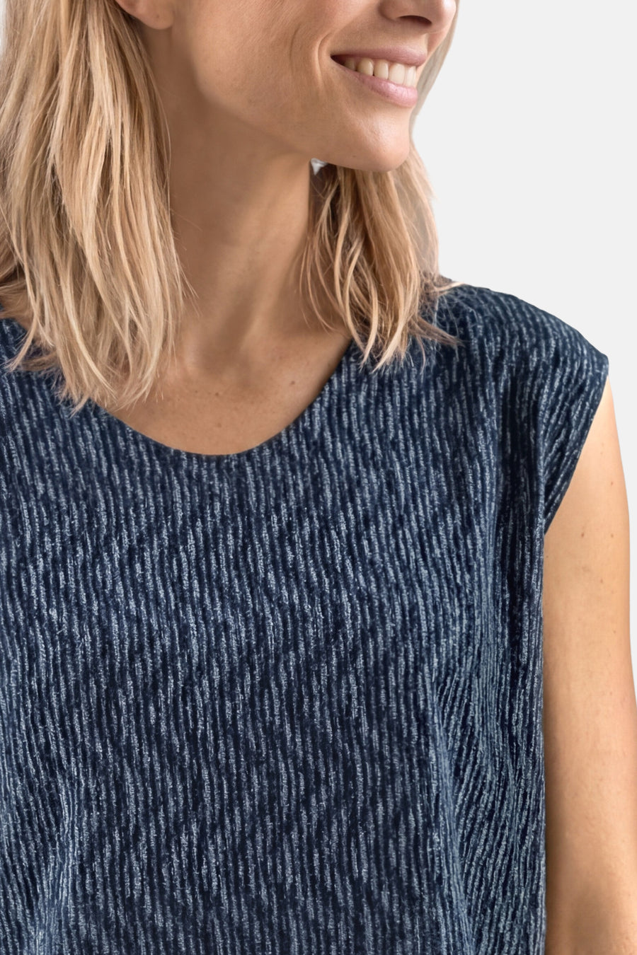 Top - blauw