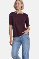 Top uni manches courtes rouge - STREET ONE