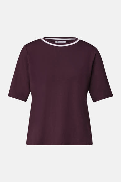 Top uni manches courtes rouge - STREET ONE
