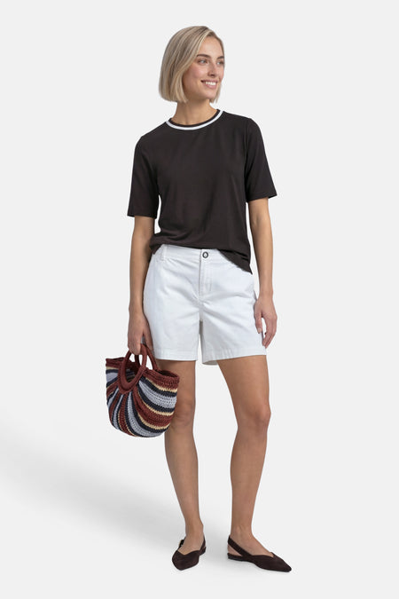 Top (korte mouwen) bruin - STREET ONE