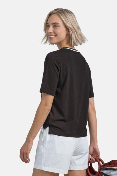 Top (korte mouwen) bruin - STREET ONE