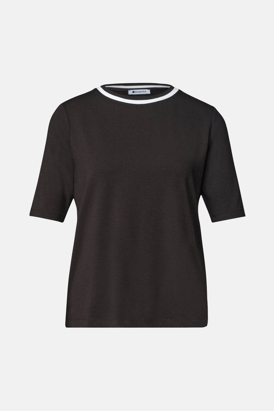 Top (korte mouwen) bruin - STREET ONE