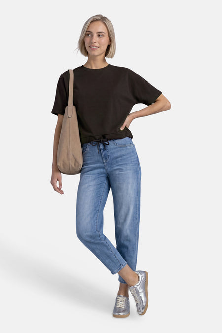 Sweater O hals - bruin