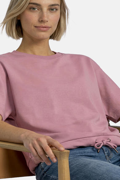 Sweat col O - rose