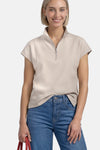 Sweat col rond beige - STREET ONE