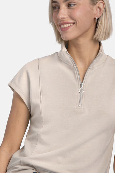 Sweat col rond beige - STREET ONE