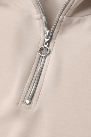 Sweat col rond beige - STREET ONE
