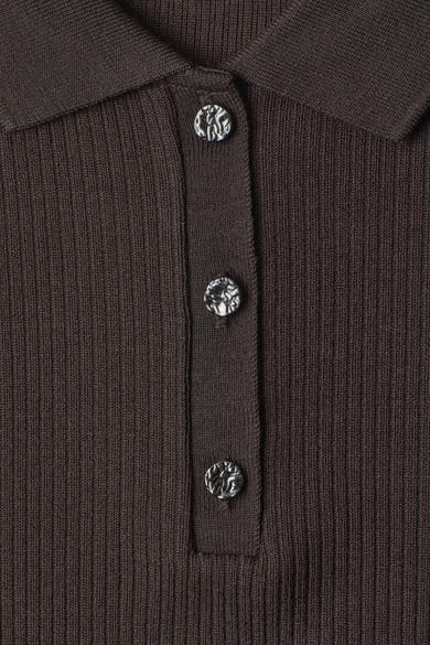 Top uni manches courtes brun - STREET ONE