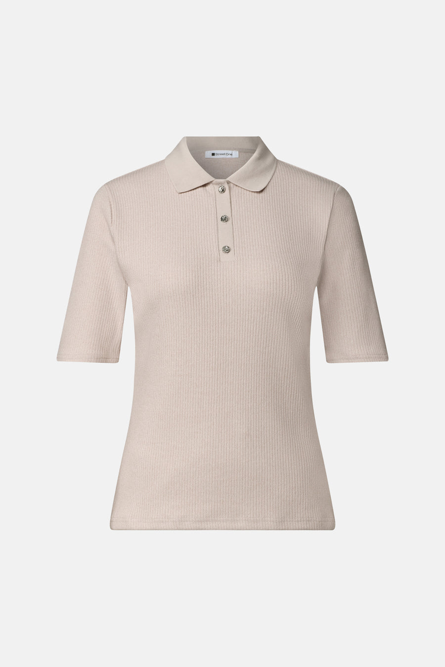 Top (korte mouwen) beige - STREET ONE