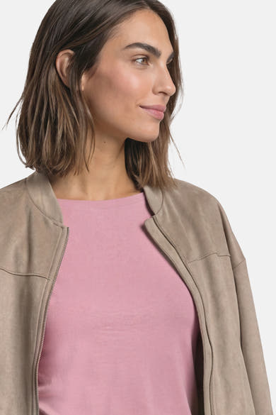 Top uni manches longues rose - STREET ONE
