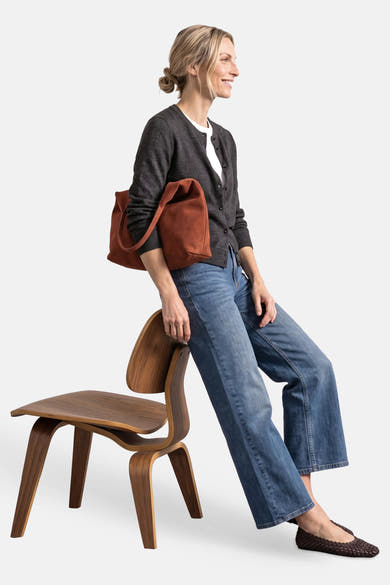 Top uni manches longues brun - STREET ONE