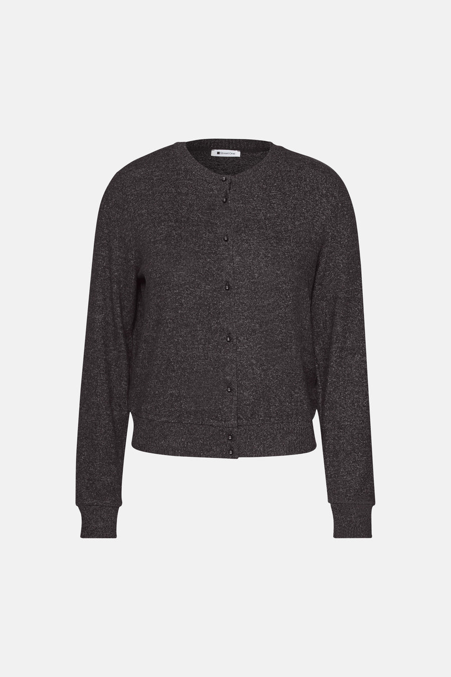 Top uni manches longues brun - STREET ONE