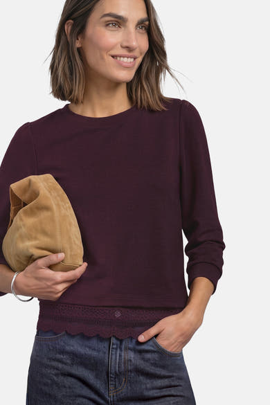 Top (lange mouwen) rood - STREET ONE