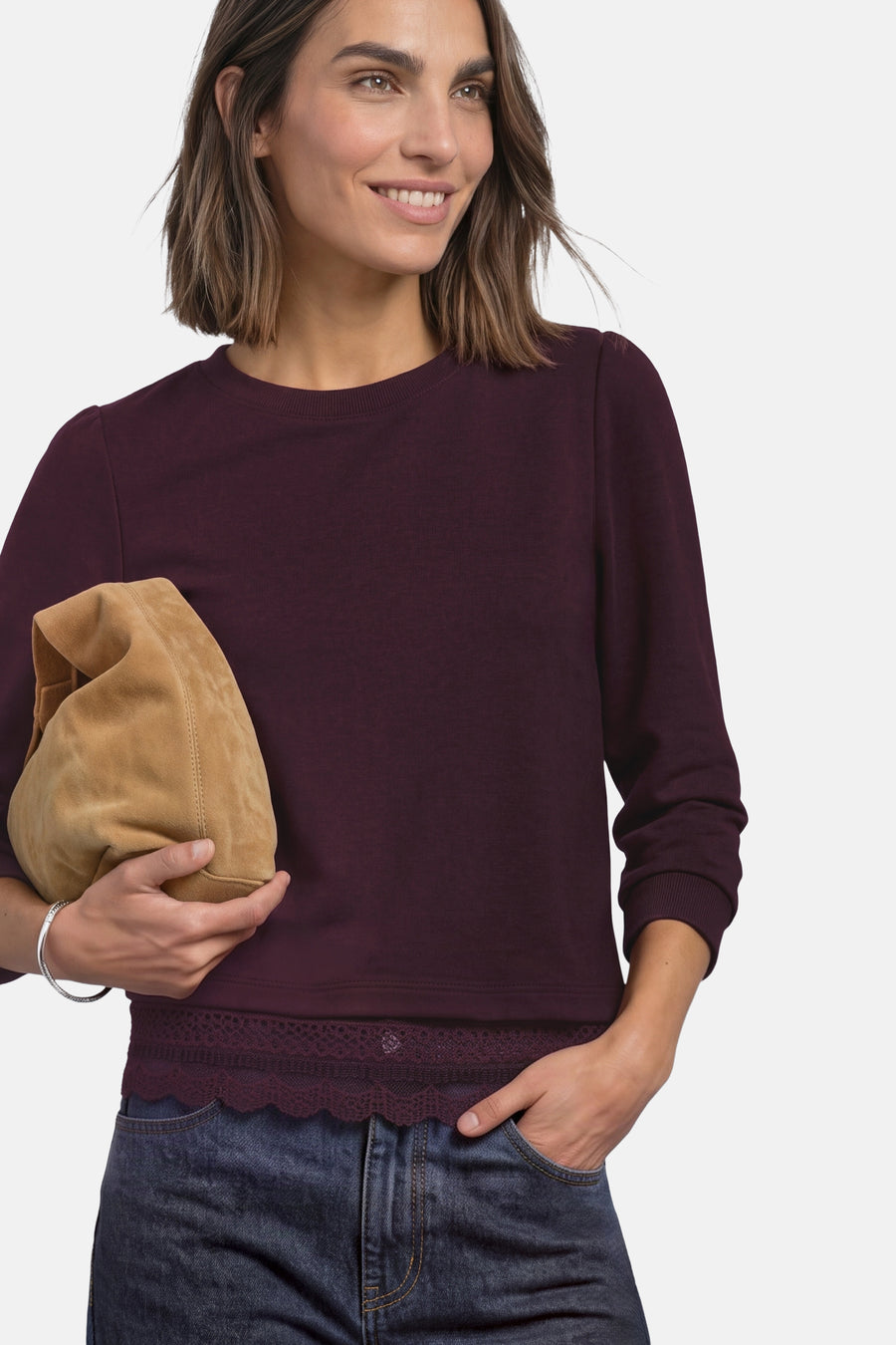 Top (lange mouwen) rood - STREET ONE