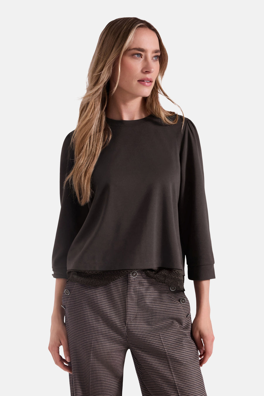 Top (lange mouwen) bruin - STREET ONE