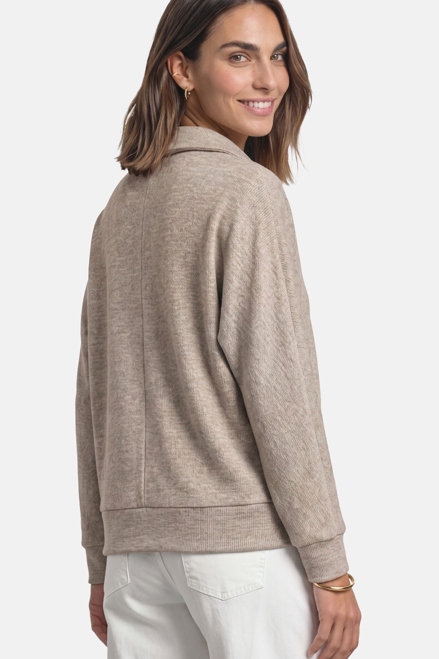 Top (lange mouwen) beige - STREET ONE