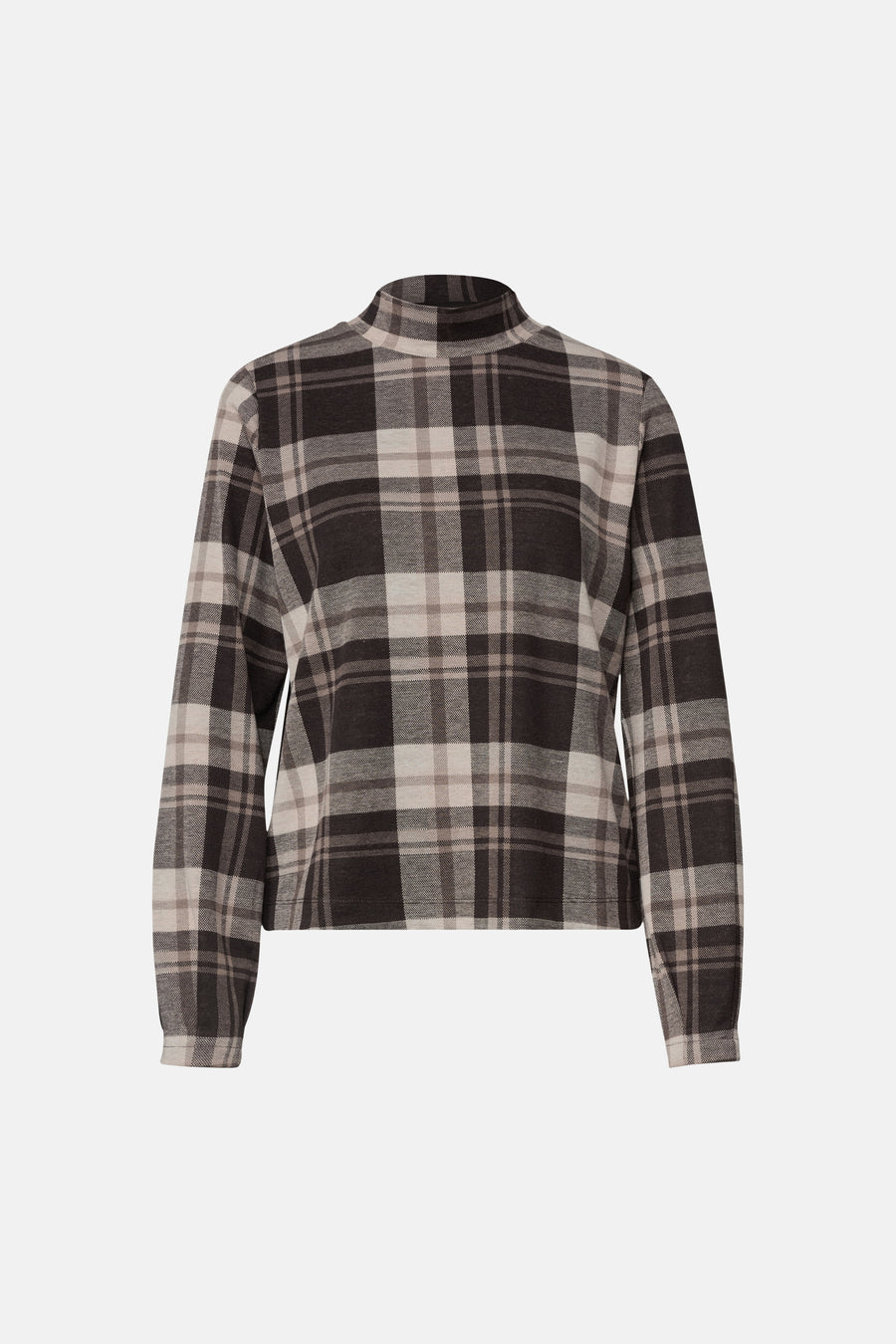 Top uni manches longues brun - STREET ONE