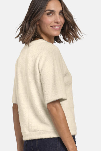 Pull col rond beige - STREET ONE