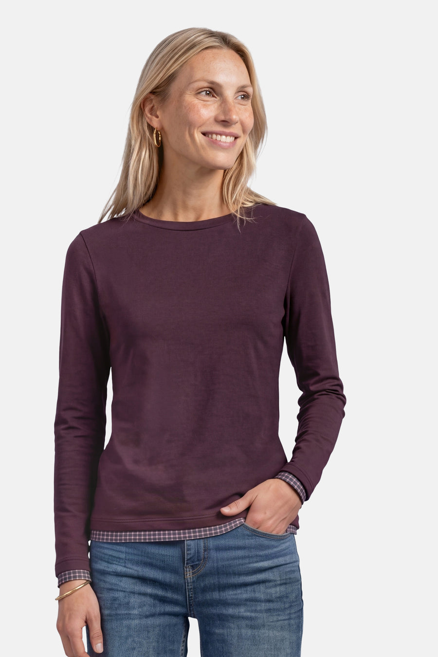 Top (lange mouwen) rood - STREET ONE