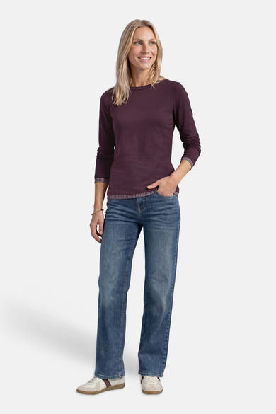 Top (lange mouwen) rood - STREET ONE