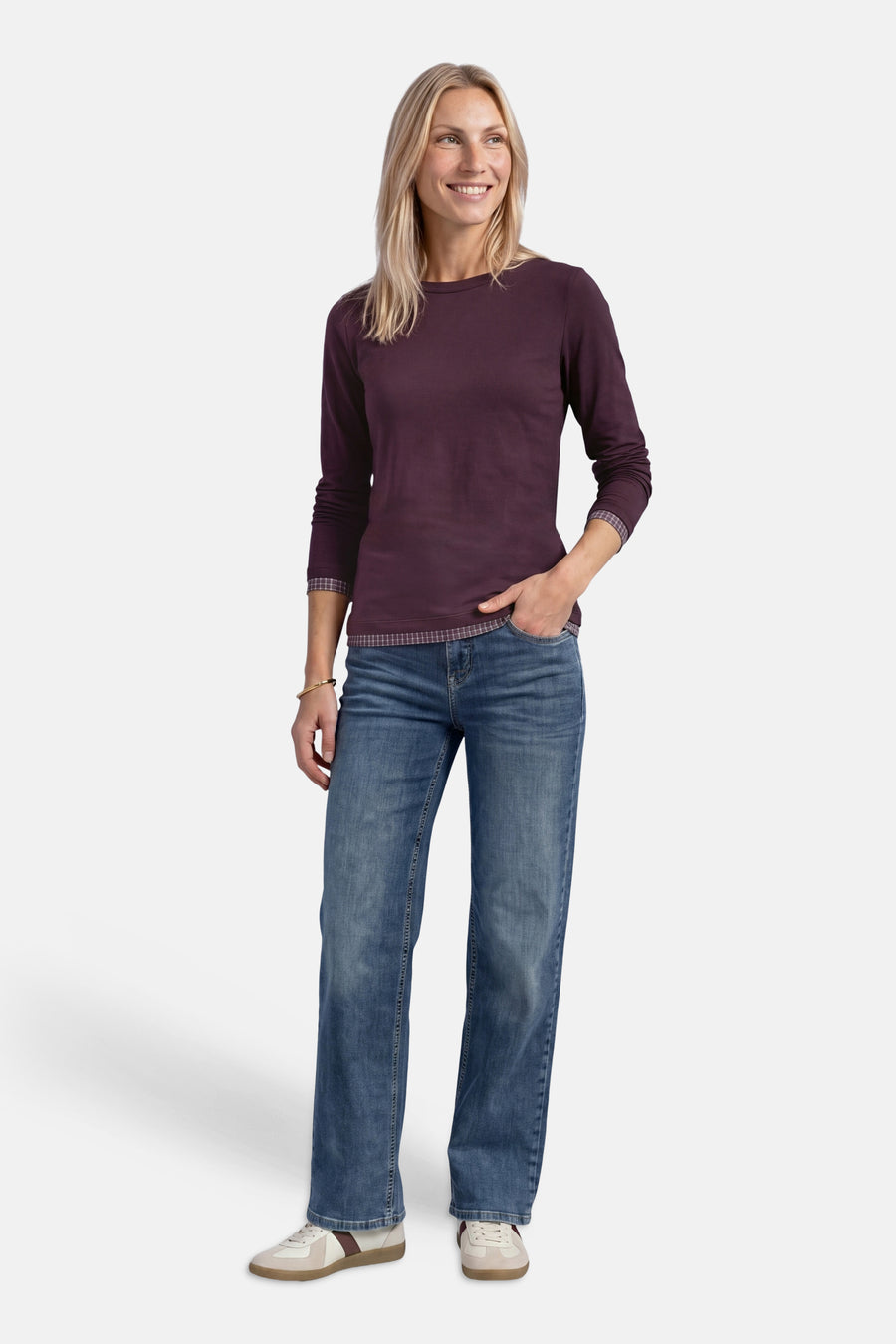 Top (lange mouwen) rood - STREET ONE