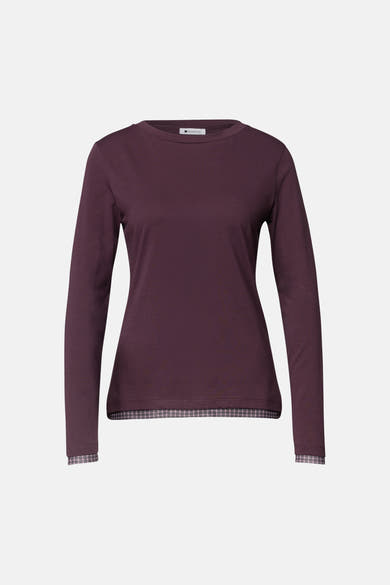 Top (lange mouwen) rood - STREET ONE