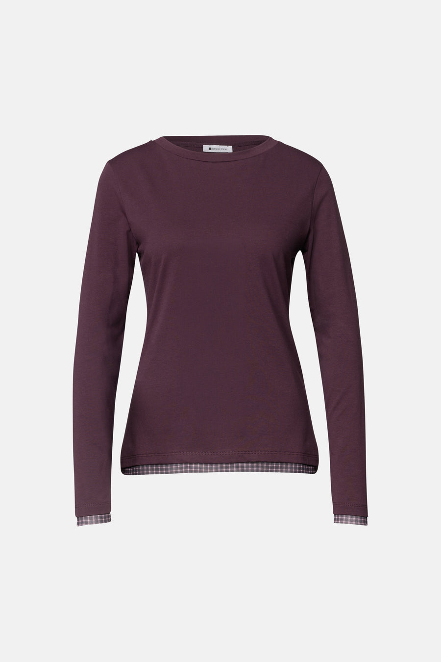 Top (lange mouwen) rood - STREET ONE