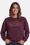 Sweat col rond rouge - STREET ONE