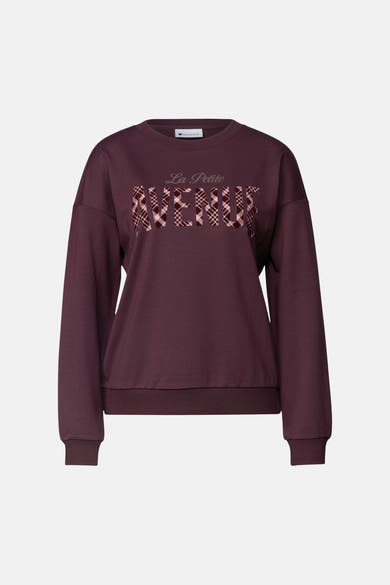 Sweat col rond rouge - STREET ONE