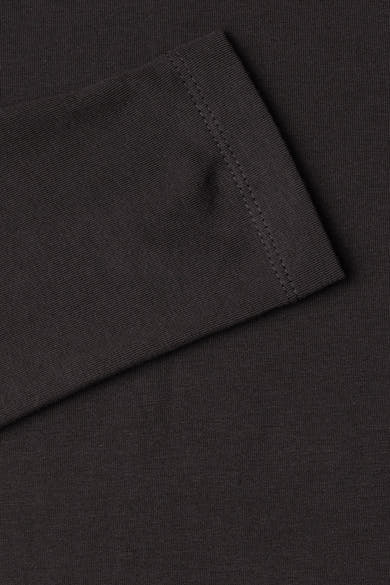 Top uni manches longues brun - STREET ONE