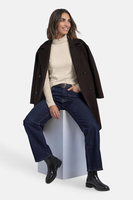 Top (lange mouwen) beige - STREET ONE