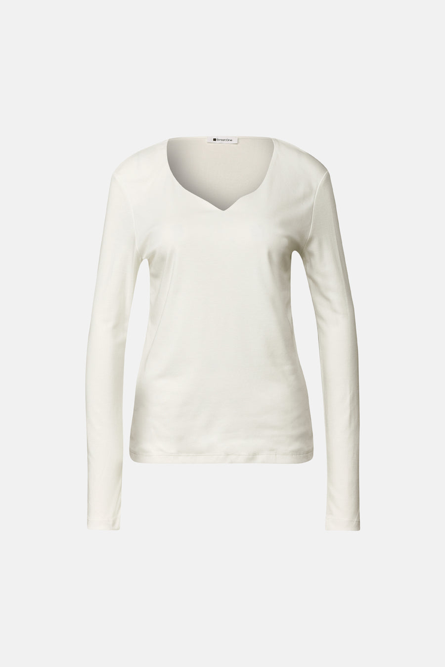 Top (lange mouwen) wit - STREET ONE