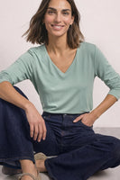 Top (lange mouwen) green - STREET ONE