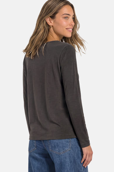 Top (lange mouwen) bruin - STREET ONE