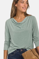 Top (lange mouwen) groen - STREET ONE