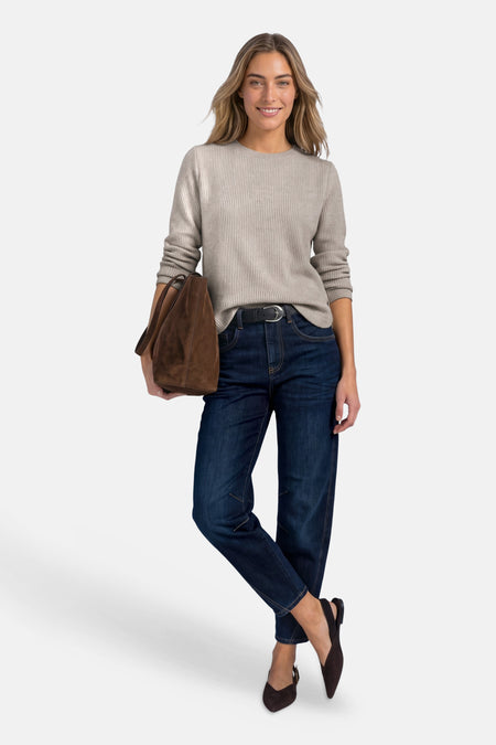 Top (lange mouwen) beige - STREET ONE