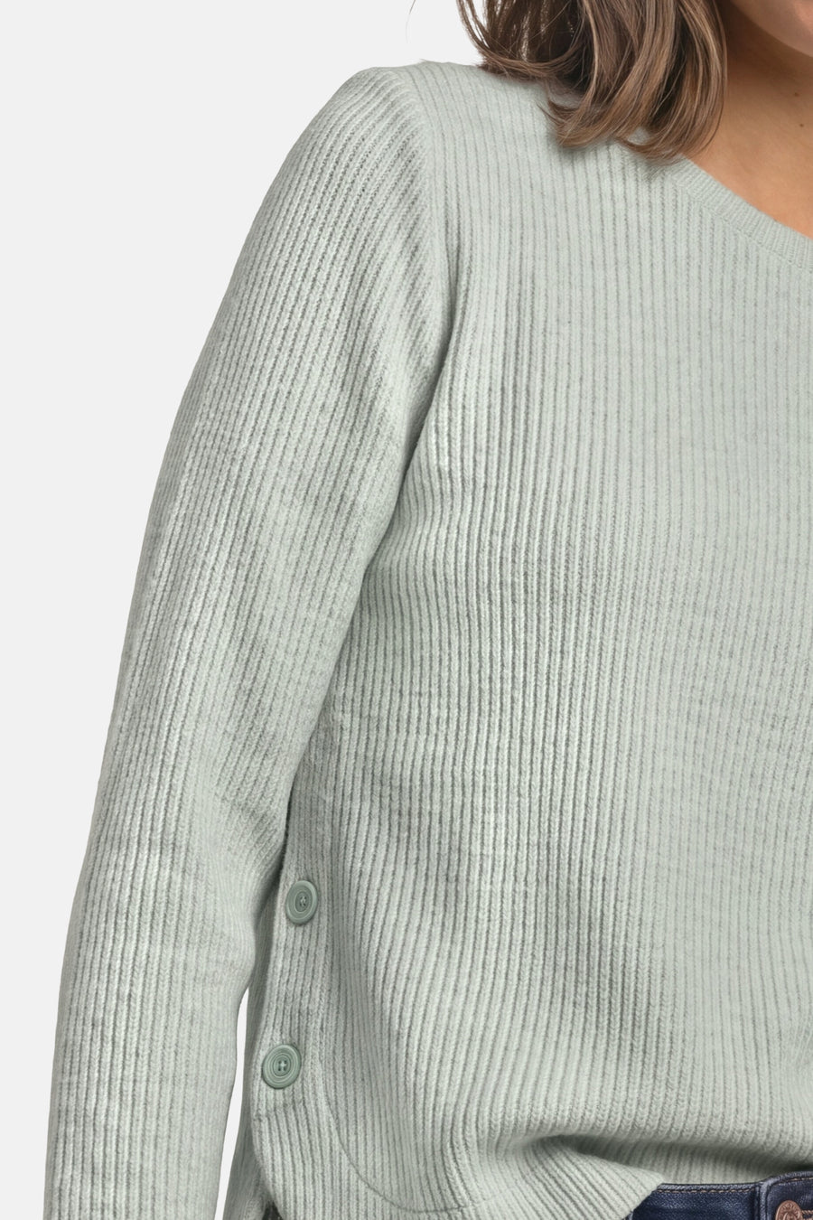 Top (lange mouwen) groen - STREET ONE
