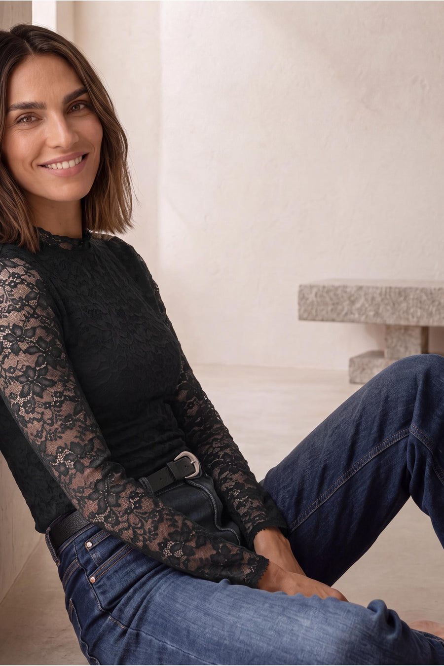 T-shirt (manches longues) noir - STREET ONE